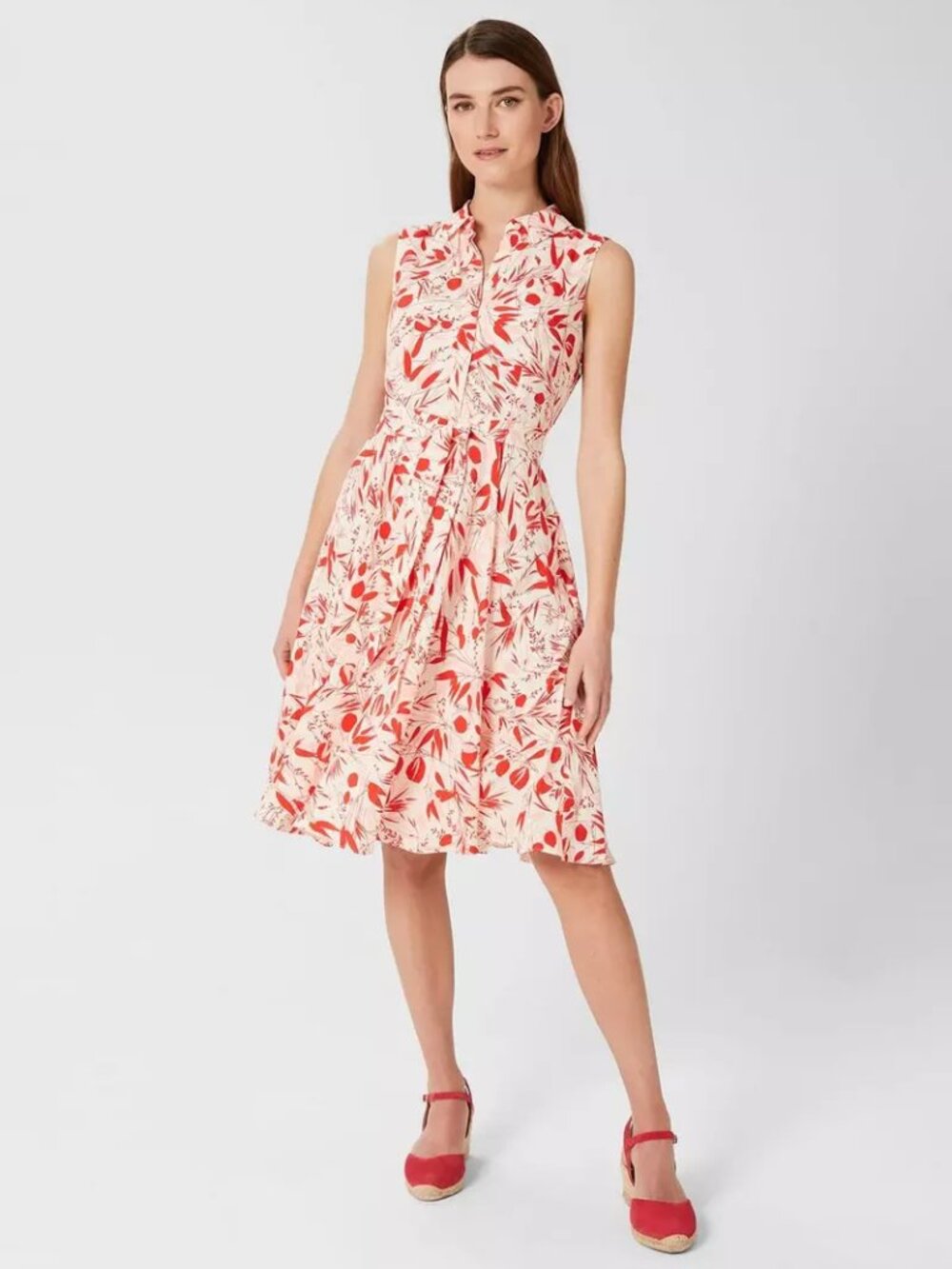Hobbs London Belinda fit and flare shirtdress